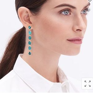 J. Crew drop crystal earrings